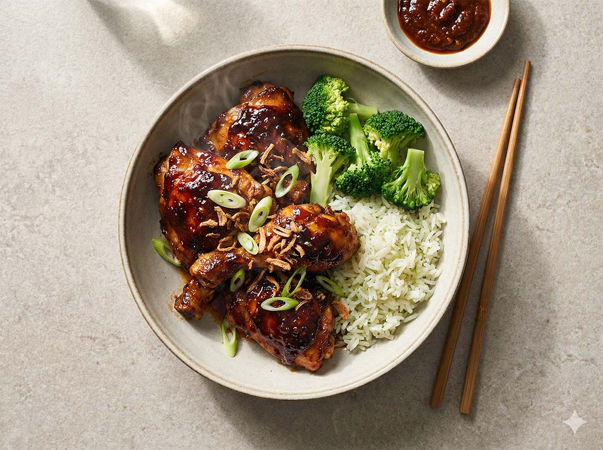 Kleverige Badjak-Kip uit de Oven - Ajam Badjak