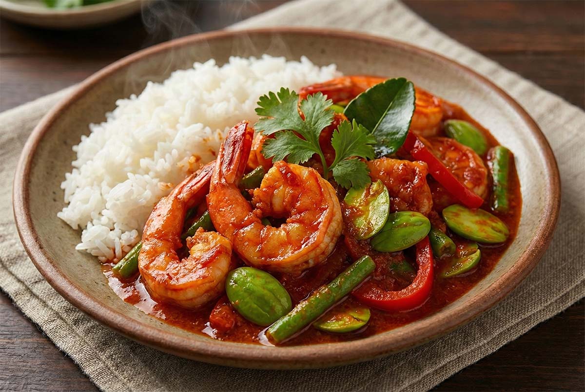 Recept Sambal Goreng Udang Garnalen met Peteh