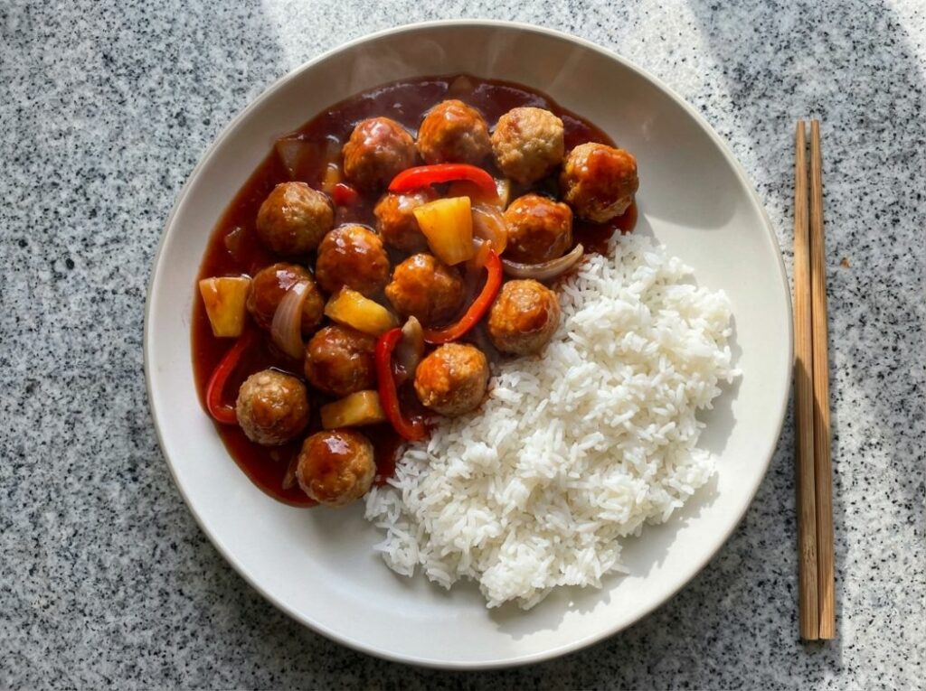 Recept: Zoet-Zure Babi Pangang Gehaktballetjes uit de Wok